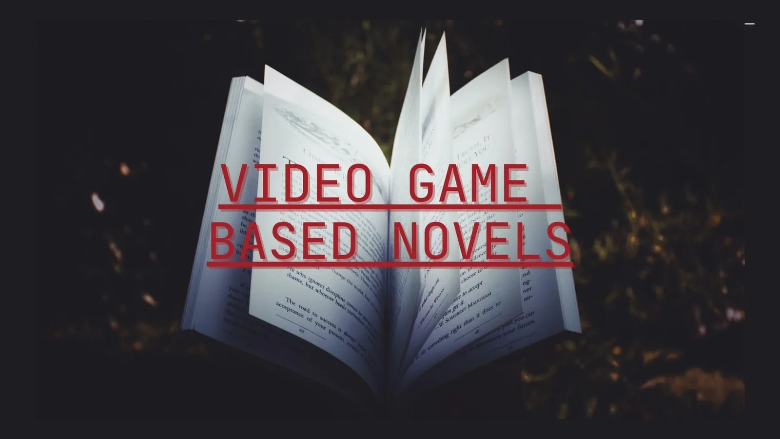Video Game-Based Novels